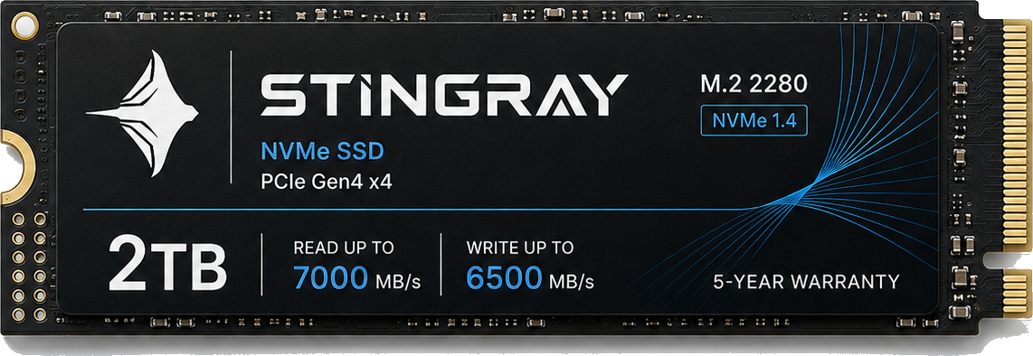 STINGRAY NVMe SSD 2 TB M.2 2280 solid state drive